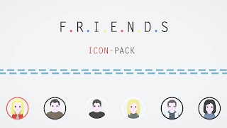 Friends-Icon Pack/Theme syot layar 4