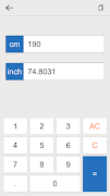 inch cm converter اسکرین شاٹ 2