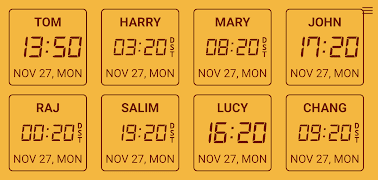 3 Schermata World Clock Pro Multi Digital