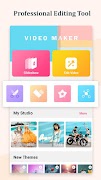 برنامه‌نما Video maker, video editor عکس از صفحه