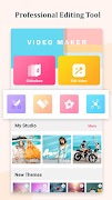 Video maker, video editor اسکرین شاٹ 1