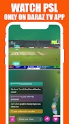 PSL Cricket Daraz TV Guide تصوير الشاشة 4