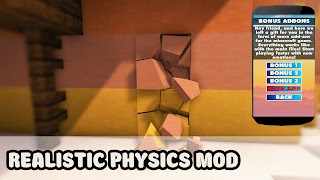 Realistic Physics Mod For MCPE syot layar 3
