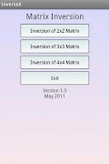 Matrixinversie calculator-poster