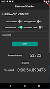 Password cracker brute force imagem de tela 1