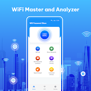 إظهار كلمة مرور WiFi الملصق