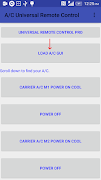 A/C Universal Remote Control 海報