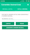 Decimal Octal Converter imagem de tela 4