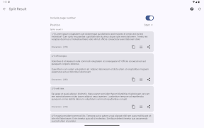 برنامهنما Text Splitter عکس از صفحه