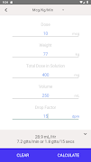 IV Infusion Calculator 截图 2
