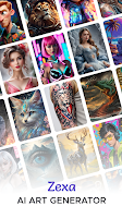 Zexa - AI Art Generator 포스터