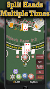 Advanced 21 Blackjack تصوير الشاشة 5