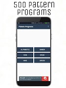 Pattern Programs with Output. โปสเตอร์