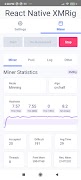 React Native XMRig اسکرین شاٹ 4