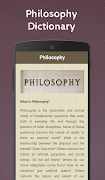 Philosophy Dictionary Ekran Görüntüsü 1