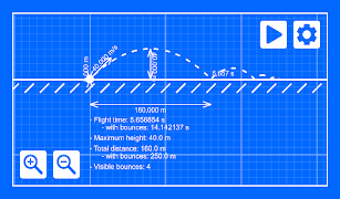 Projectile motion ภาพหน้าจอ 3