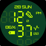 برنامه‌نما Simple Digital Watch Face عکس از صفحه