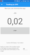 برنامه‌نما Distance Tracker - GPS عکس از صفحه