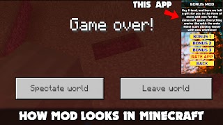 Hardcore Mod for Minecraft PE تصوير الشاشة 6