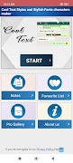 Cool Text & Fonts Styles maker ảnh chụp màn hình 3
