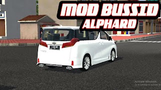 Mod Bussid Mobil Alphard Mbois скриншот 4