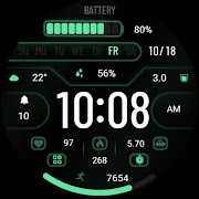 Gradient Green Light ZKinWatch screenshot 6