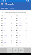 برنامه‌نما Morse Code - Learn & Translate عکس از صفحه