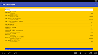 Code Postal Algerie screenshot 2