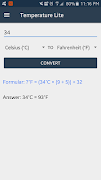 Temperature Converter Lite - S পোস্টার