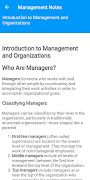Management Notes تصوير الشاشة 2