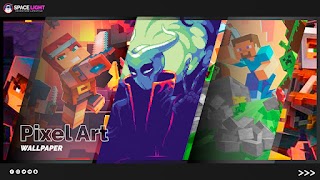 Pixel Art Wallpaper poster