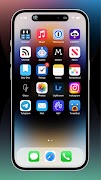 iPhone 14 Theme for Android स्क्रीनशॉट 1
