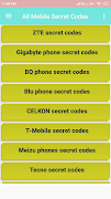 All Mobile Secret Codes スクリーンショット 1