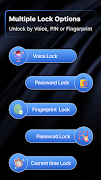 Voice Lock: Screen & App Lock اسکرین شاٹ 1