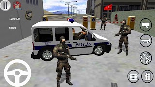 Police Car Simulation Cartaz