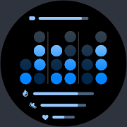 Binary Clock Elegant WatchFace اسکرین شاٹ 2