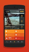 Orange Theme for KLWP 截圖 3