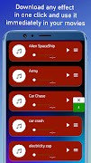 برنامه‌نما Sound Effects Action For Edit عکس از صفحه