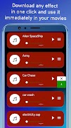 برنامه‌نما Sound Effects Action For Edit عکس از صفحه