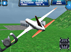 3D Plane Flight Fly Simulator captura de pantalla 3