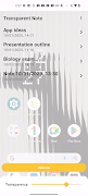 Transparent Notes اسکرین شاٹ 1