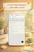 برنامه‌نما Todo-List - Work manager عکس از صفحه