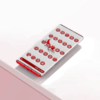 3 Schermata Flux Crimson Icons Pack