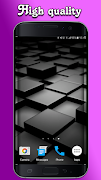 3D Cubos Fundo interativo imagem de tela 1