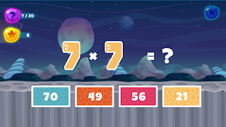 Fun Space Math Multiplication imagem de tela 5