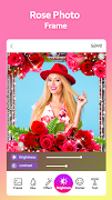 برنامه‌نما Rose Photo Frame عکس از صفحه