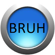 BRUH Button App plakat