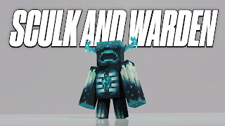 Sculk and Warden Mod Minecraft الملصق
