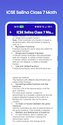 ICSE Selina Class 7 Math screenshot 1