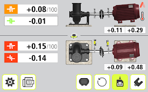 برنامه‌نما Shaft Alignment Horizontal عکس از صفحه